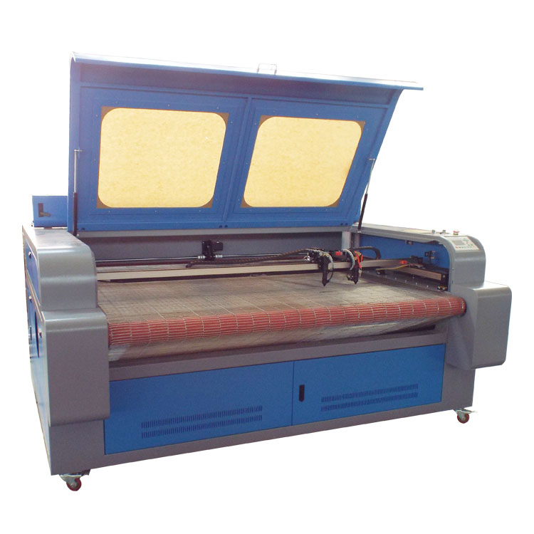 毛絨玩具1810激光下料機(jī) 高配雙頭無紡布毛氈激光雕刻切割機(jī)