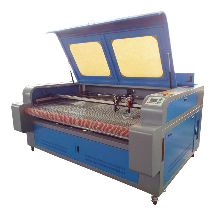 毛絨玩具行業(yè)專用1815激光下料機(jī) 皮革布料毛領(lǐng)激光切割